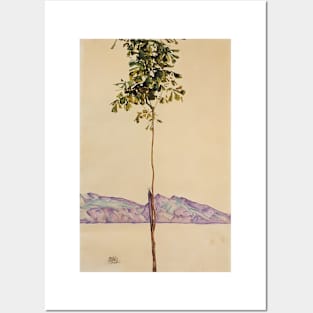 Egon Schiele - Little Tree Chestnut Tree At Lake Constance 1912 Posters and Art